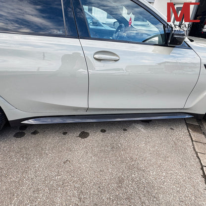 MC MAX CARBON Dry Carbon Prepreg Replacement Side Skirts Insert for BMW M3 G80 G81 M4 G82 G83 OEM 