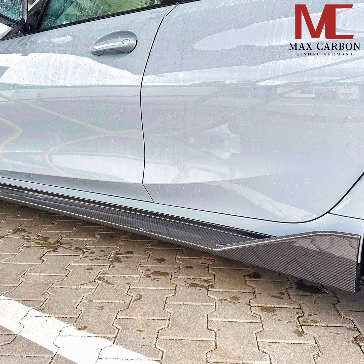 MAX CARBON Dry Carbon Prepreg Performance Side Skirts Sill Insert for BMW M3 G80 G81 M4 G82 G83 