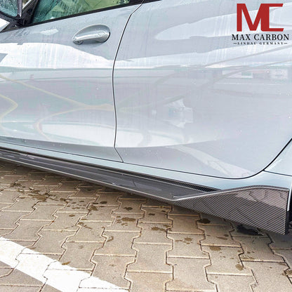 MAX CARBON Dry Carbon Prepreg Performance Side Skirts Sill Insert for BMW M3 G80 G81 M4 G82 G83 