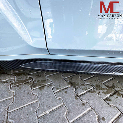 MAX CARBON Dry Carbon Prepreg Performance Side Skirts Sill Insert for BMW M3 G80 G81 M4 G82 G83 