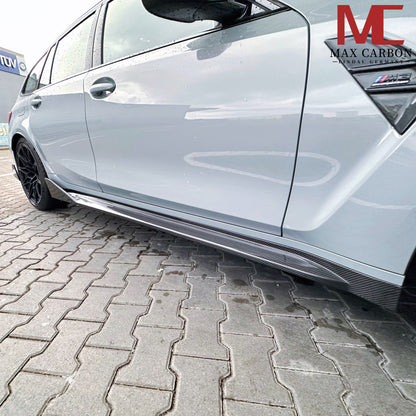MAX CARBON Dry Carbon Prepreg Performance Side Skirts Sill Insert for BMW M3 G80 G81 M4 G82 G83 