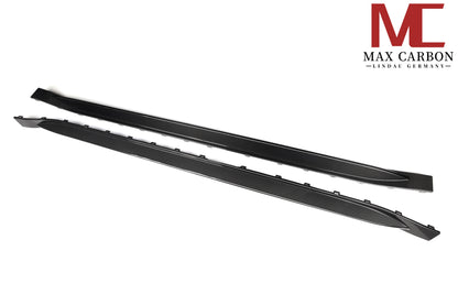 MC MAX CARBON Dry Carbon Prepreg Replacement Side Skirts Insert for BMW M3 G80 G81 M4 G82 G83 OEM 