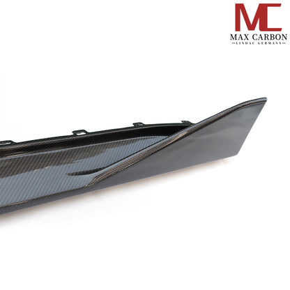 MAX CARBON Dry Carbon Prepreg Performance Side Skirts Sill Insert for BMW M3 G80 G81 M4 G82 G83 