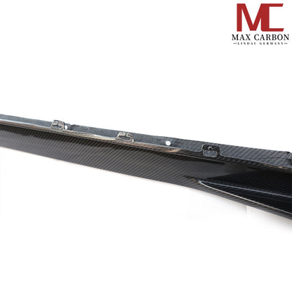 MAX CARBON Dry Carbon Prepreg Performance Side Skirts Sill Insert for BMW M3 G80 G81 M4 G82 G83 