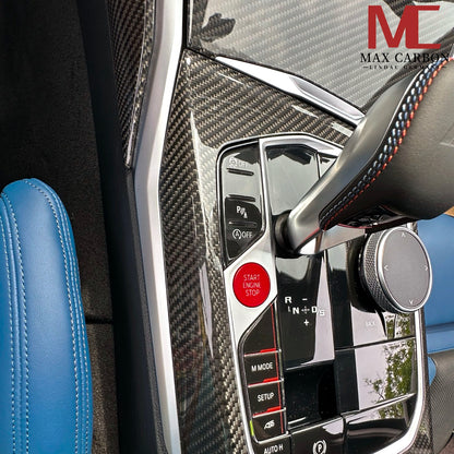 MAX CARBON Performance center console trim set for BMW G20 G21 G22 G23 G26 G42 G80 G81 G82 G83 G87 