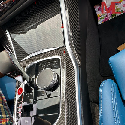 MAX CARBON Performance center console trim set for BMW G20 G21 G22 G23 G26 G42 G80 G81 G82 G83 G87 