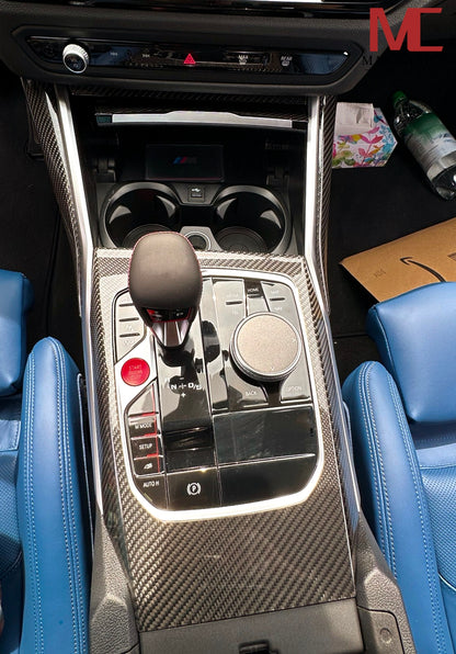 MAX CARBON Performance center console trim set for BMW G20 G21 G22 G23 G26 G42 G80 G81 G82 G83 G87 