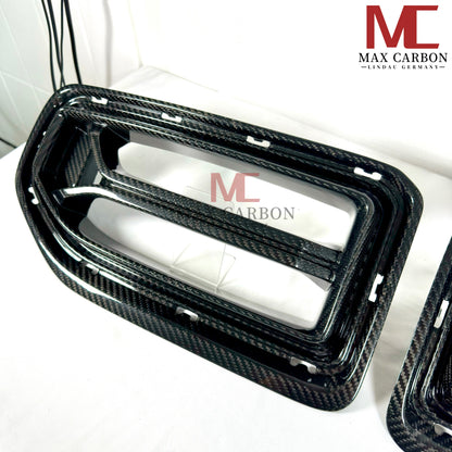 MAX CARBON Dry Carbon Kühlergrill Nieren Ersatz Gitter passend für BMW M2 G87 inkl. LCI und CS