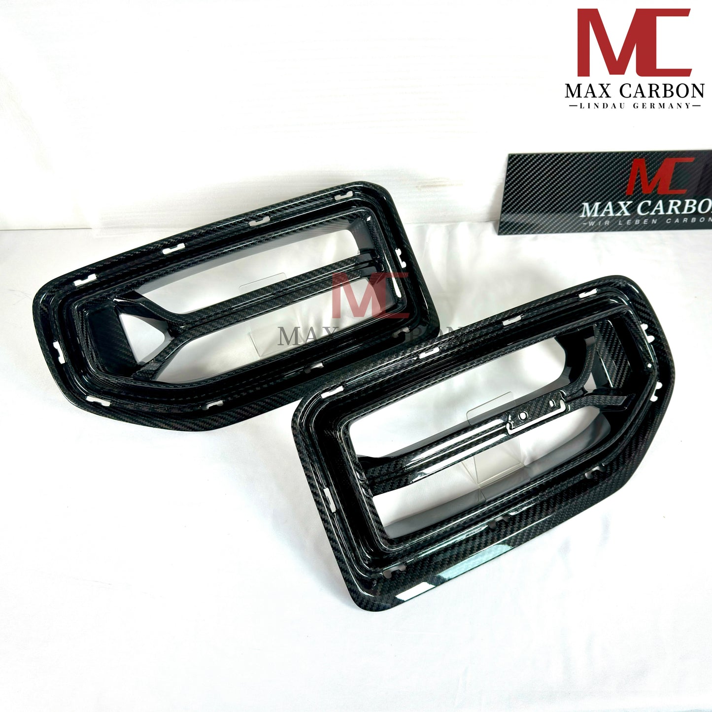 MAX CARBON Dry Carbon Kühlergrill Nieren Ersatz Gitter passend für BMW M2 G87 inkl. LCI und CS