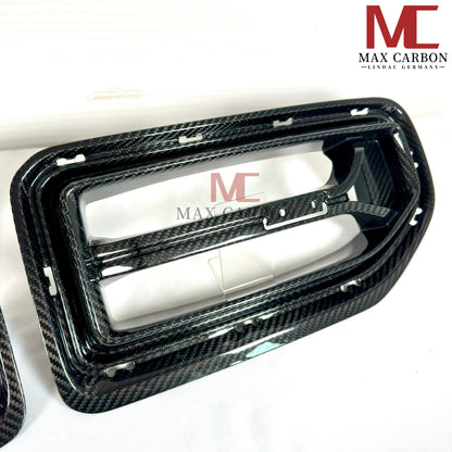 MAX CARBON Dry Carbon Kühlergrill Nieren Ersatz Gitter passend für BMW M2 G87 inkl. LCI und CS