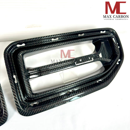 MAX CARBON Dry Carbon Kühlergrill Nieren Ersatz Gitter passend für BMW M2 G87 inkl. LCI und CS