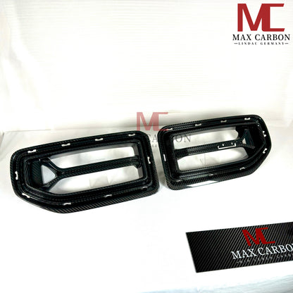 MAX CARBON Dry Carbon Kühlergrill Nieren Ersatz Gitter passend für BMW M2 G87 inkl. LCI und CS