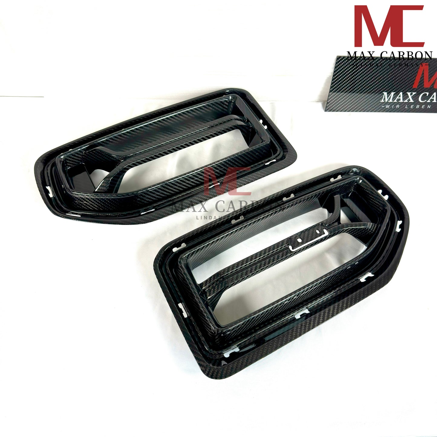 MAX CARBON Dry Carbon Kühlergrill Nieren Ersatz Gitter passend für BMW M2 G87 inkl. LCI und CS