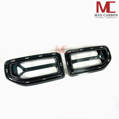 MAX CARBON Dry Carbon Kühlergrill Nieren Ersatz Gitter passend für BMW M2 G87 inkl. LCI und CS