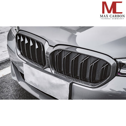MAX CARBON Dry Carbon Grille Replacement for BMW M5 F90 LCI G30 G31 5 Series LCI