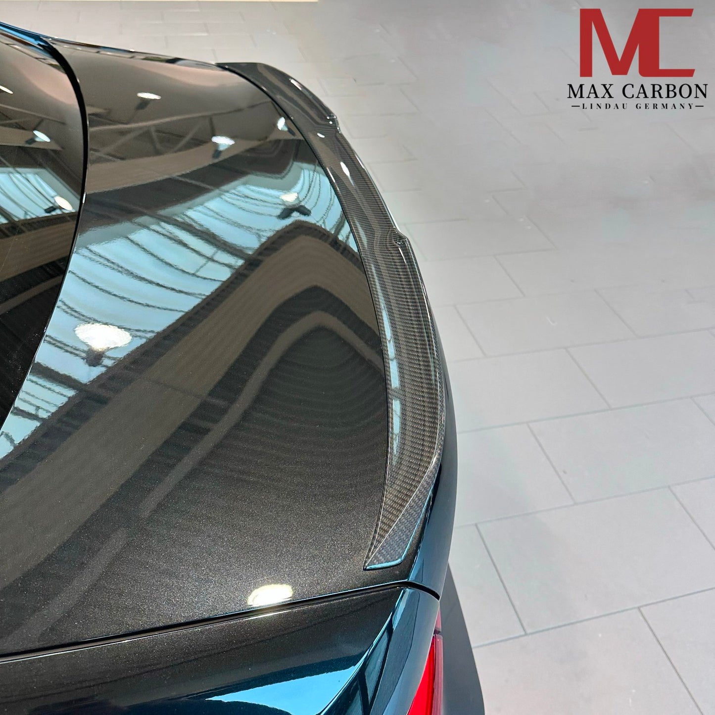 MAX CARBON Dry Carbon Prepreg Sport Rear Large Spoiler Lip for BMW M4 G82 4 Series G22 OEM Style