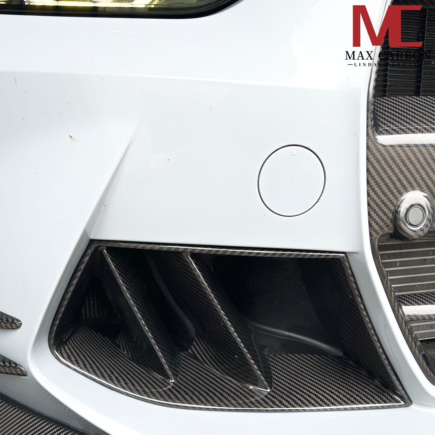 MAX CARBON Dry Carbon Prepreg Performance 2 Grille Air Intake Replacement for BMW M3 M4 G80 G81 G82 G83 