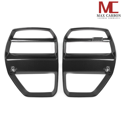 MAX CARBON Performance dry carbon front radiator grille kidney grille for BMW M3 M4 G80 G81 G82 G83