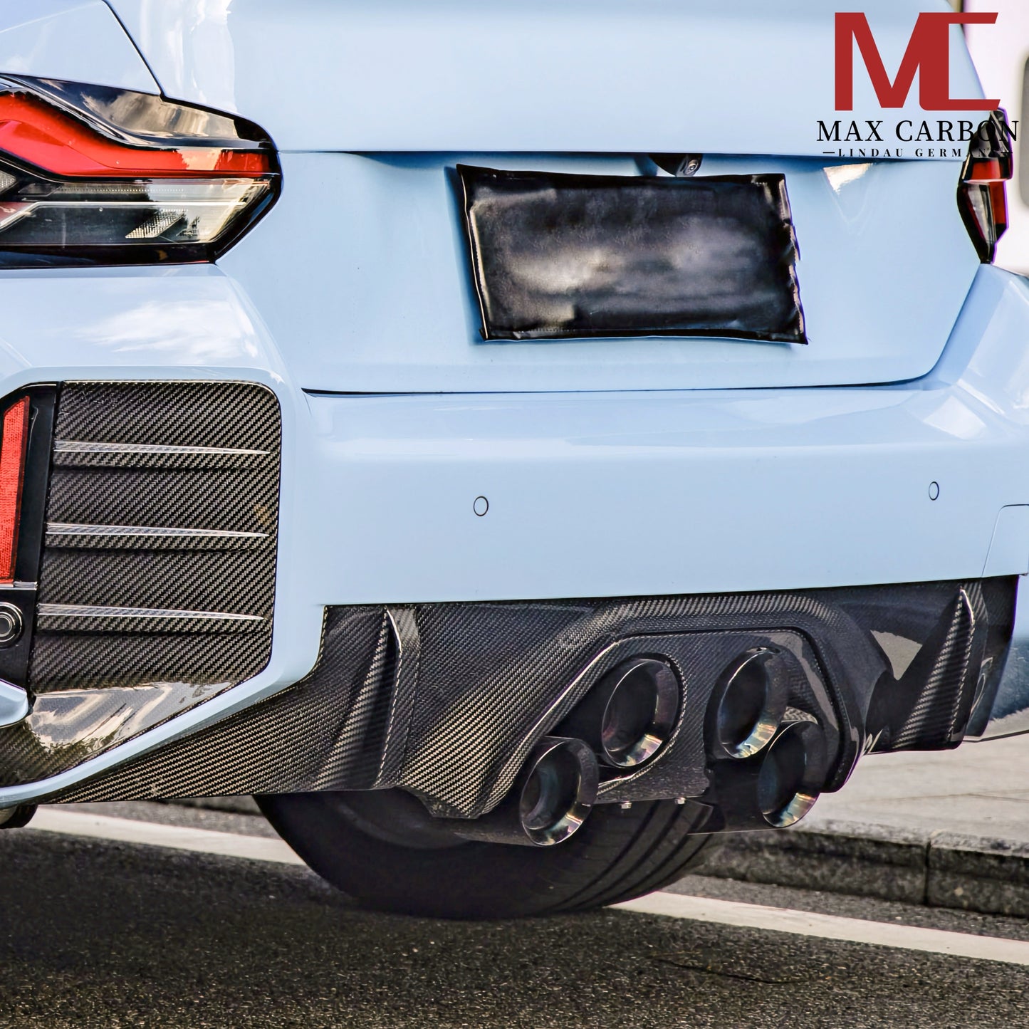 MAX CARBON PERFORMANCE rear diffuser and center trim fits for BMW M2 G87 incl. LCI 