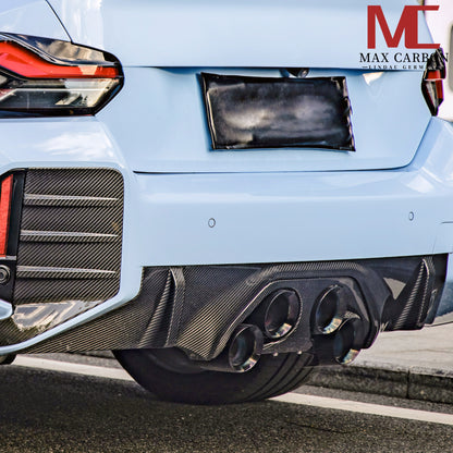 MAX CARBON PERFORMANCE rear diffuser and center trim fits for BMW M2 G87 incl. LCI 
