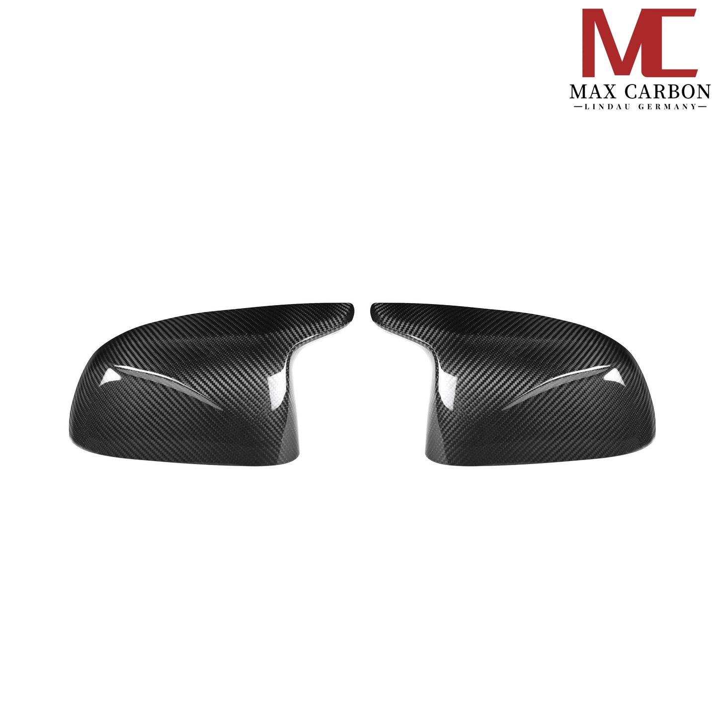 MC MAX CARBON Performance replacement mirror caps for BMW X3M F97 X4M F98 X5M F95 X6M F96 