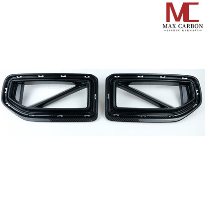 MAX CARBON Dry Carbon Grille Kidney Replacement Grille suitable for BMW M2 G87 incl. LCI SQ Style 