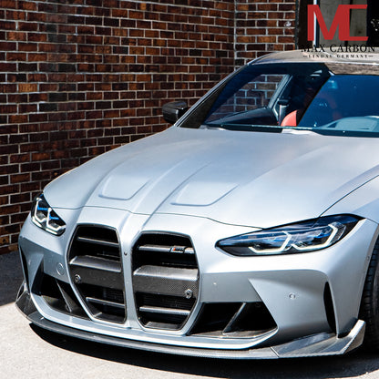 MAX CARBON Performance DRY CARBON front attachment front lip lip set for BMW G80 G81 G82 G83 M3 M4 CSL 