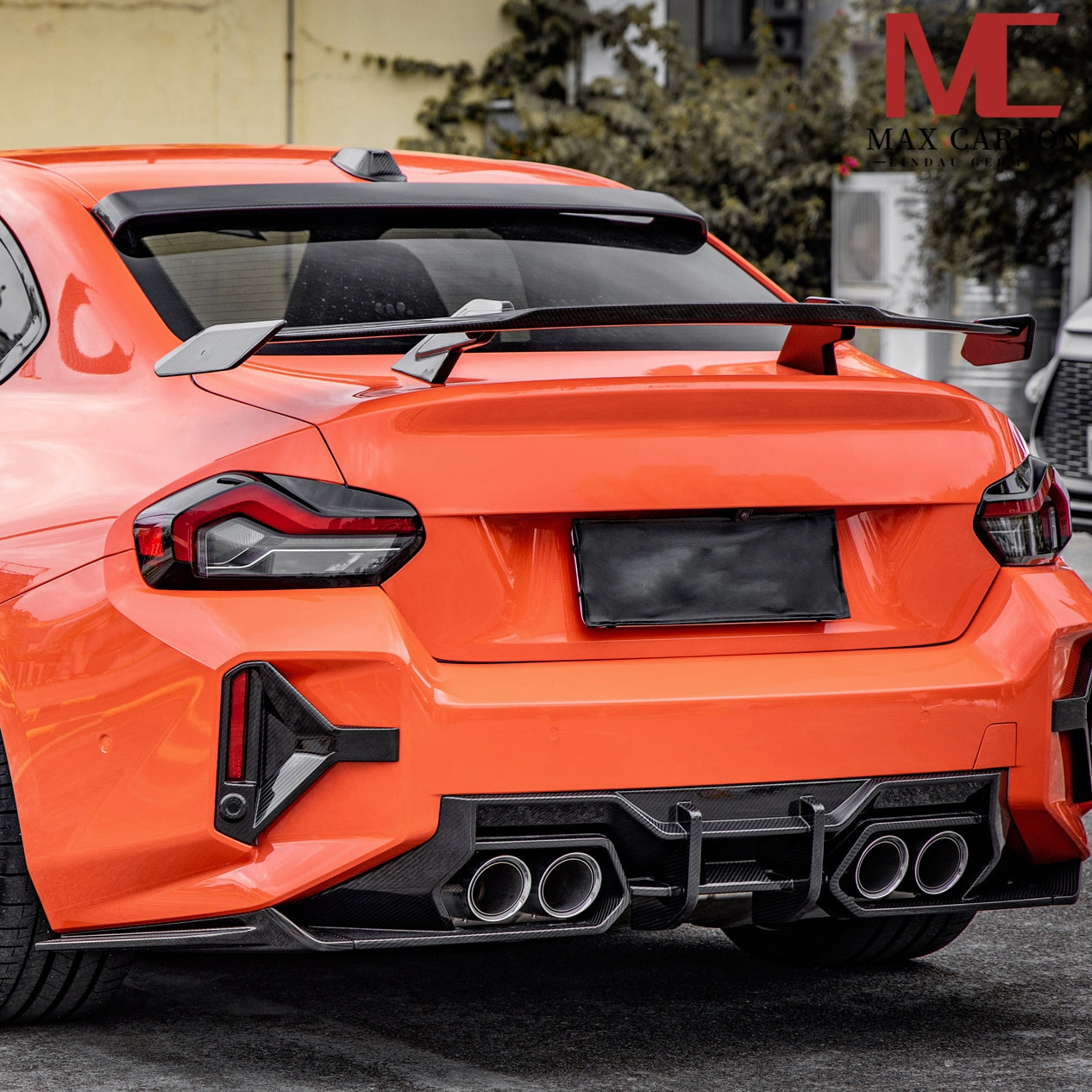 MAX CARBON Performance Roof Spoiler Spoiler On ADD-ON for BMW G87 M2 G42 2 Series