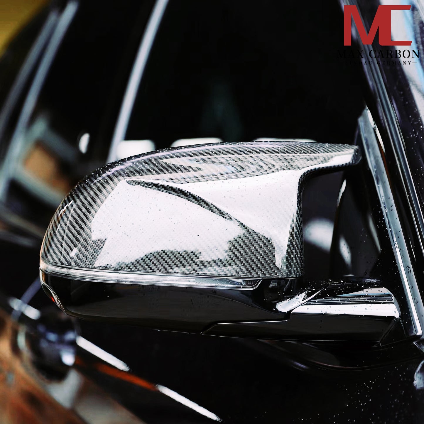 MC MAX CARBON Performance replacement mirror caps for BMW X3M F97 X4M F98 X5M F95 X6M F96 