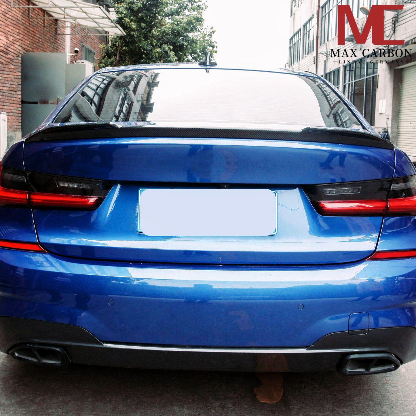 MAX CARBON Dry Carbon Sport Rear Spoiler Lip suitable for BMW 3 Series G20 M3 G80 CS 