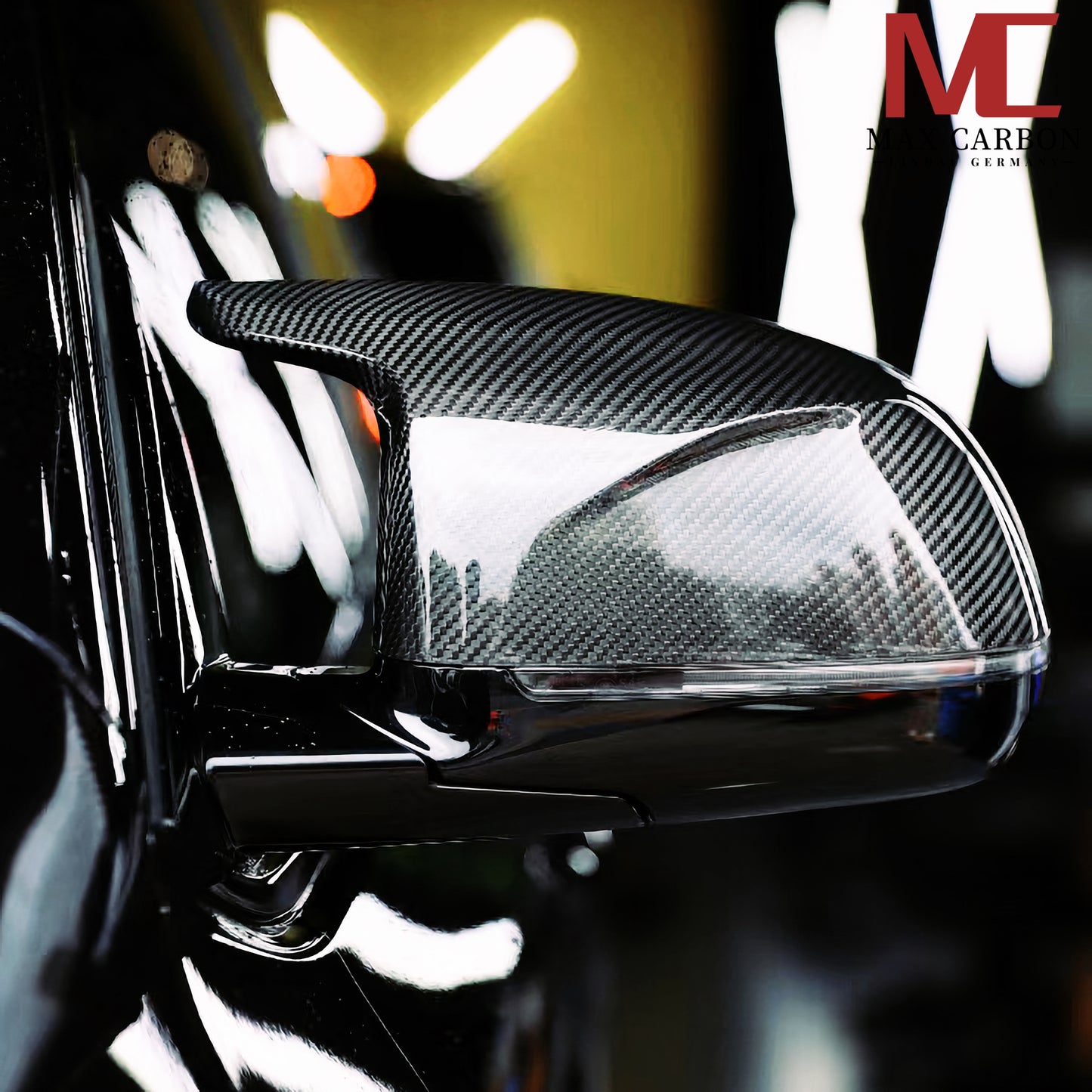 MC MAX CARBON Performance replacement mirror caps for BMW X3M F97 X4M F98 X5M F95 X6M F96 
