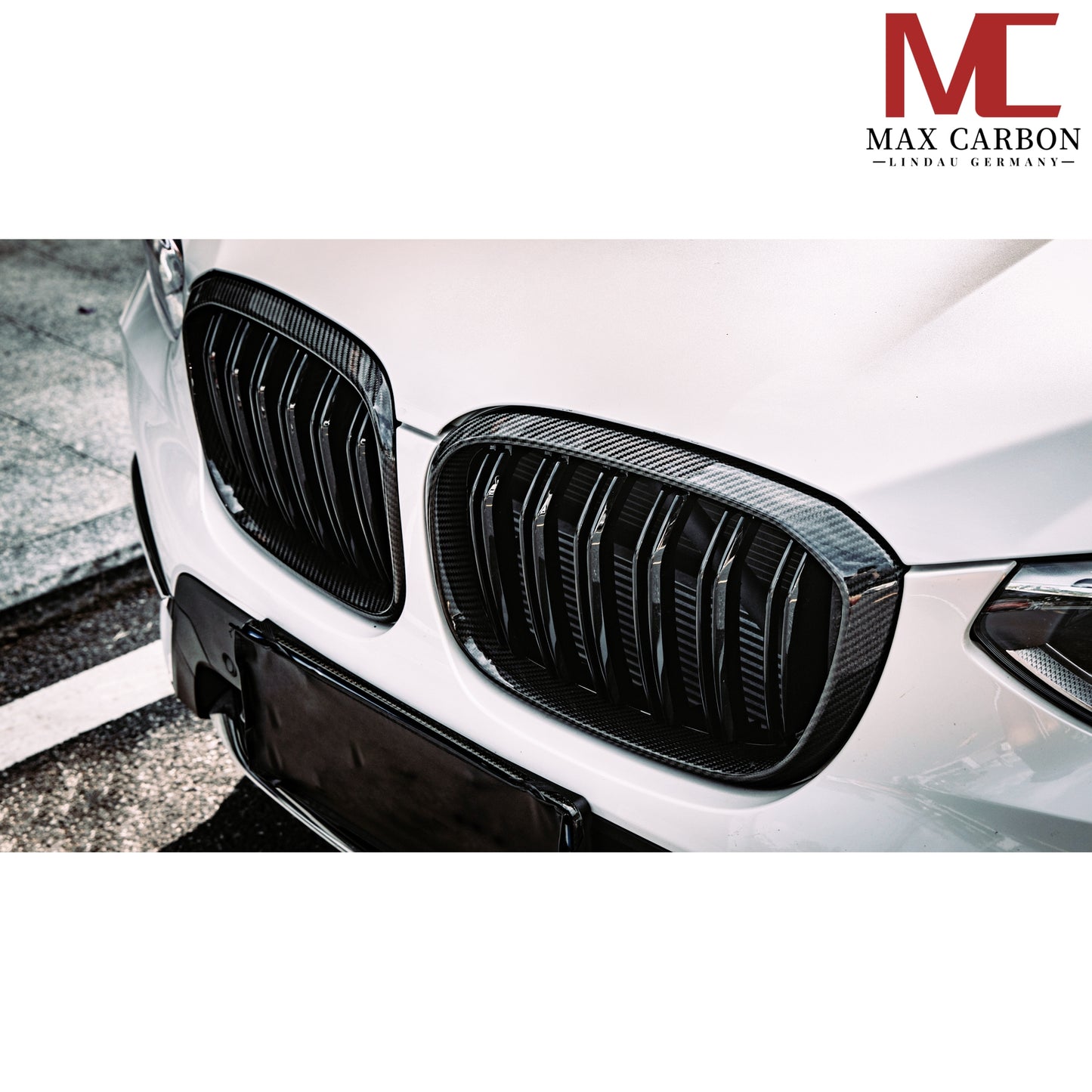 MC MAX CARBON Dry Carbon Performance Grille Replacement for BMW X3M F97 X4M F98 X3 G01 X4 G02 