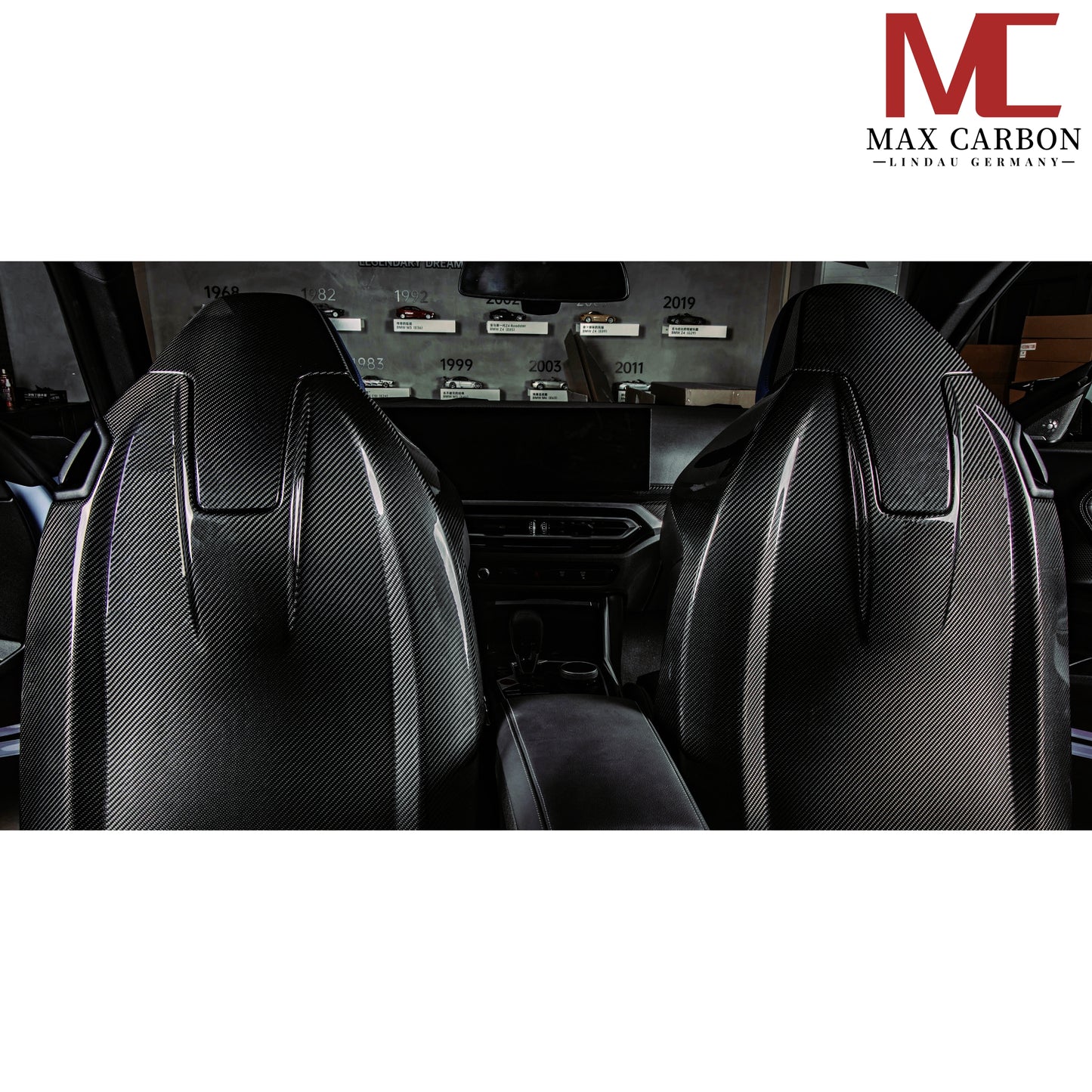 MAX CARBON Performance Complete Carbon Seat Covers for BMW M3 G80 G81 X3M X4M F97 F98 M2 G87 M4 G82 G83 M8 F92 F81