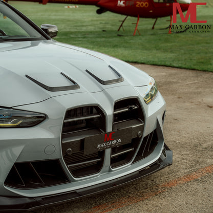 MAX CARBON Dry Carbon Prepreg Front Attachment Front Lip Lip Set for BMW G80 G81 G82 G83 M3 M4 