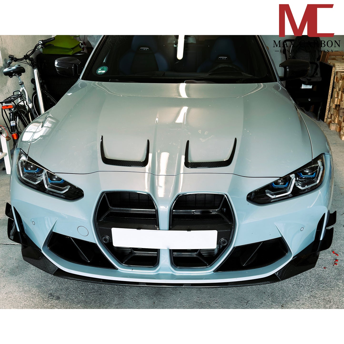 MAX CARBON Performance Aero Flick Dry Carbon Prepreg for BMW M3 G80 G81 M4 G82 G83 V3