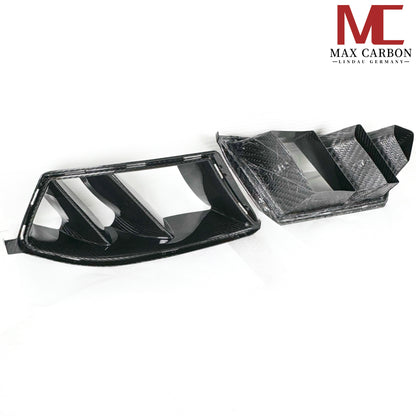 MAX CARBON Dry Carbon Prepreg Performance 2 Grille Air Intake Replacement for BMW M3 M4 G80 G81 G82 G83 