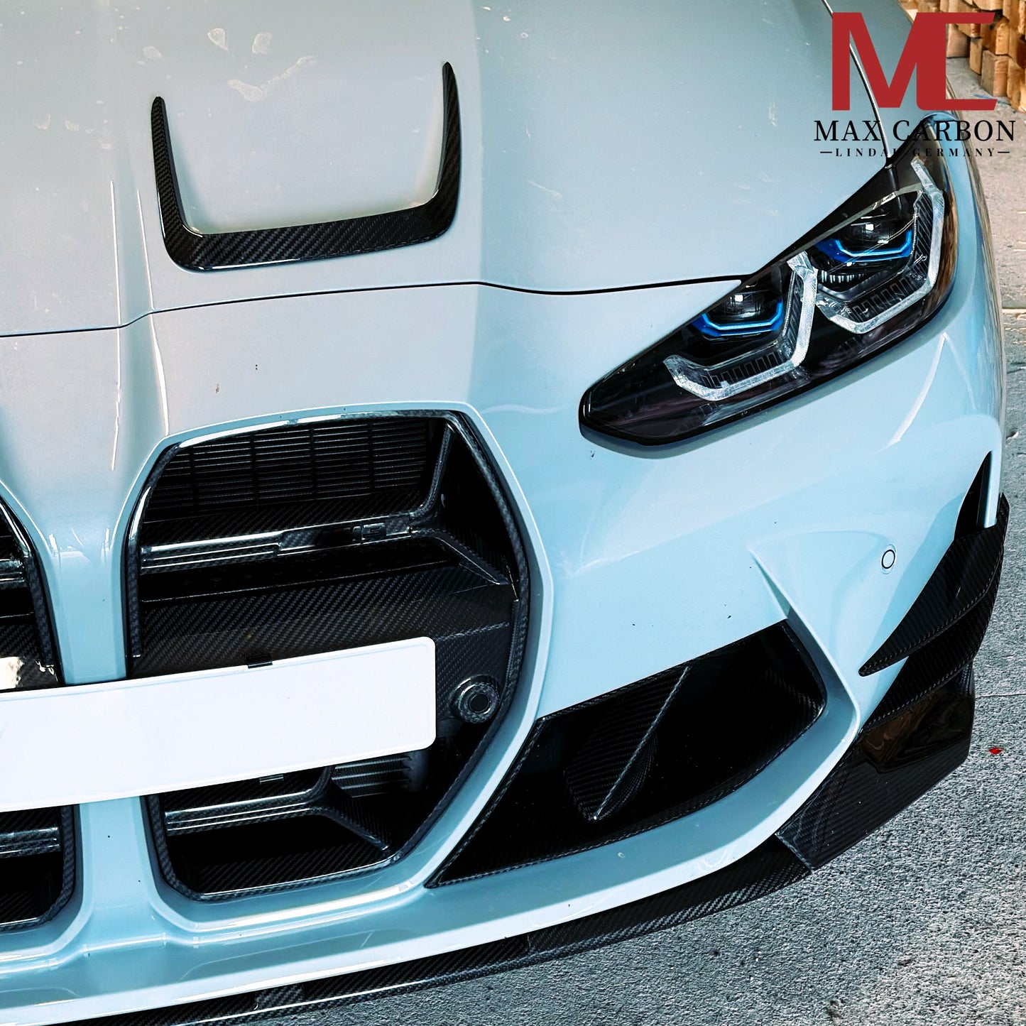 MAX CARBON Performance Aero Flick Dry Carbon Prepreg for BMW M3 G80 G81 M4 G82 G83 V2 