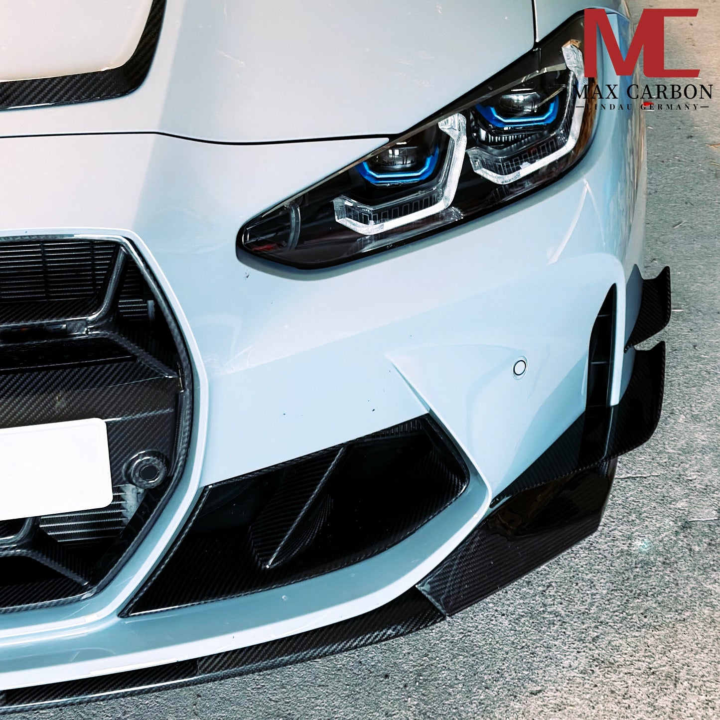 MAX CARBON Performance Aero Flick Dry Carbon Prepreg for BMW M3 G80 G81 M4 G82 G83 V3