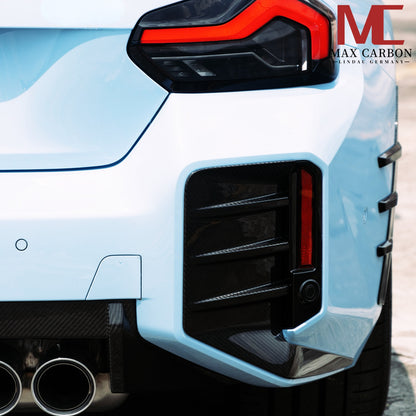 MAX CARBON Performance Rear Sills Rear Add-On Sticker On ADD-ON for BMW G87 M2
