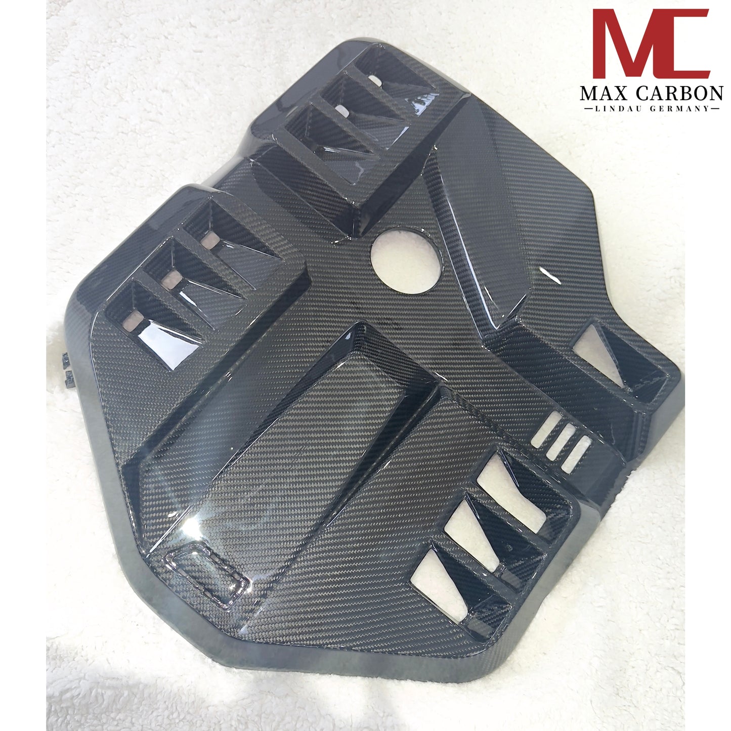 MAX CARBON Dry CARBON engine cover engine compartment replacement for BMW M3 G80 G81 G82 G83 M3 M4 M2 G87 BIG COVER 