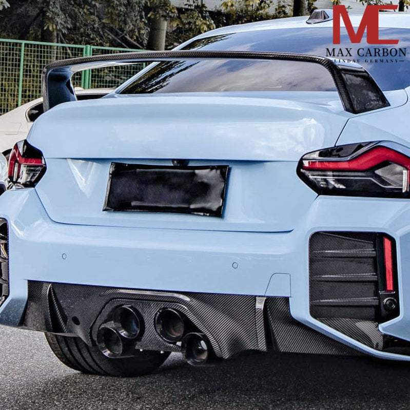 MAX CARBON PERFORMANCE rear diffuser and center trim fits for BMW M2 G87 incl. LCI 