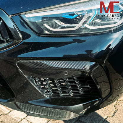 MAX CARBON Dry Carbon Front Lip Flaps Replacement for BMW M8 F91 F92 F93