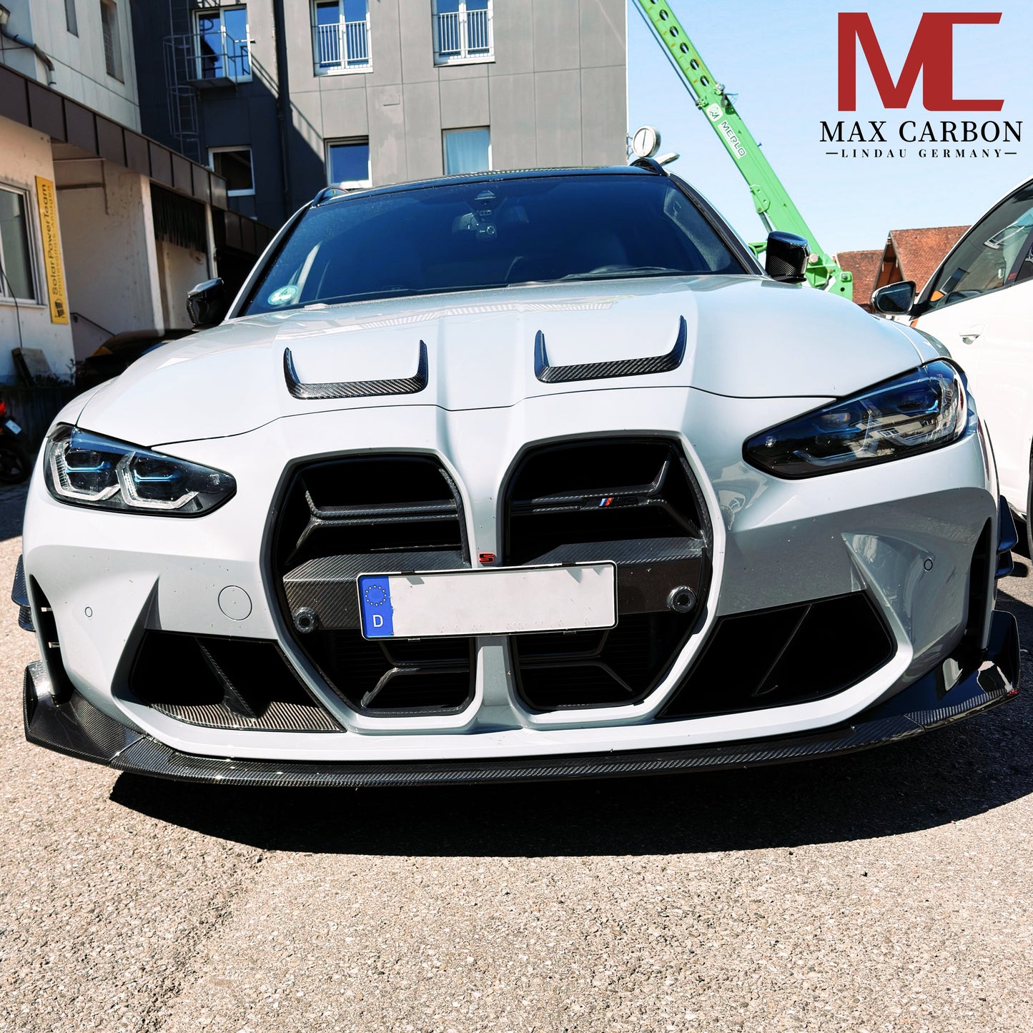 MAX CARBON Performance DRY CARBON front attachment front lip lip set for BMW G80 G81 G82 G83 M3 M4 CSL 