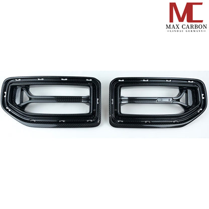 MAX CARBON Dry Carbon Kühlergrill Nieren Ersatz Gitter passend für BMW M2 G87 inkl. LCI und CS