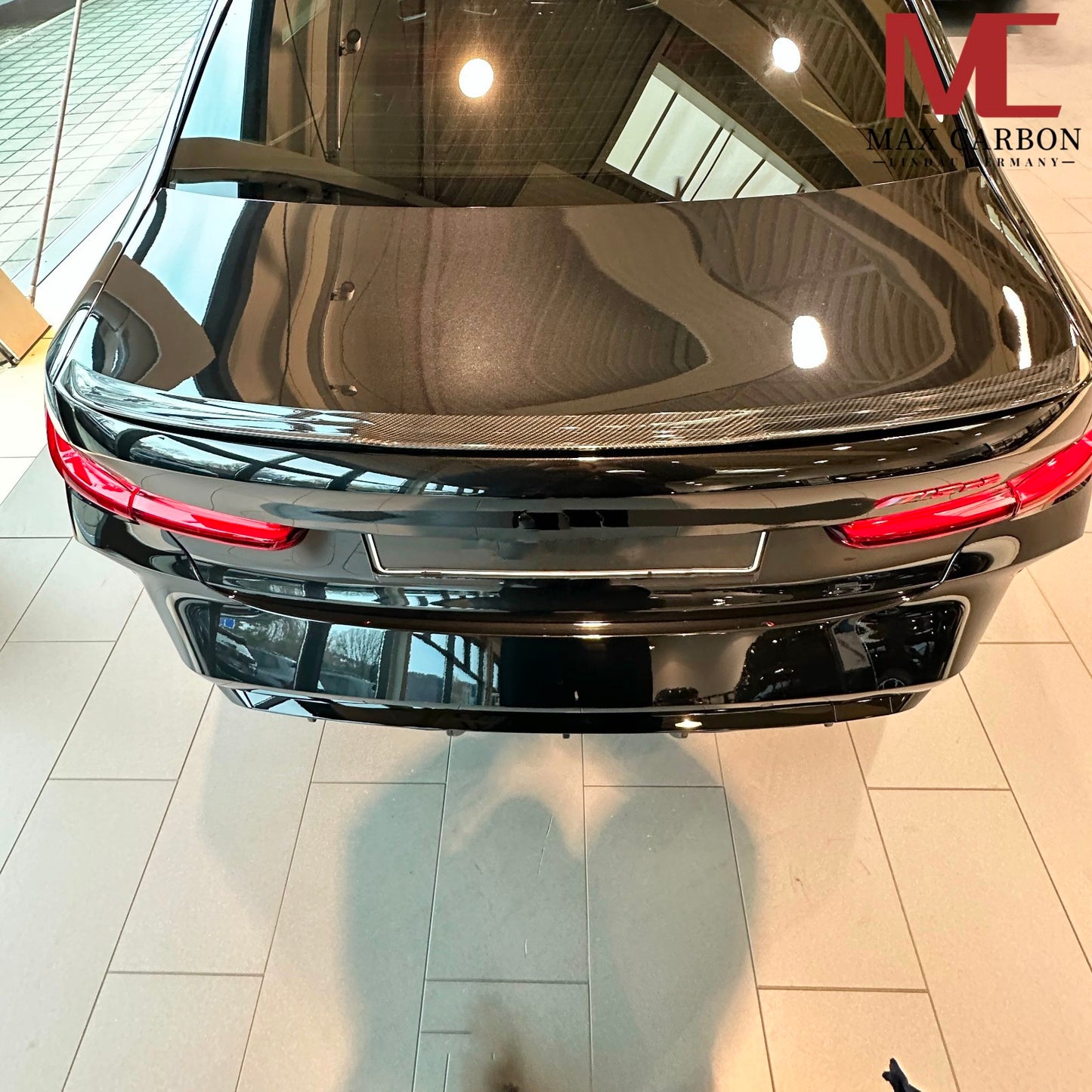 MAX CARBON Dry Carbon Prepreg Sport Rear Large Spoiler Lip for BMW M4 G82 4 Series G22 OEM Style