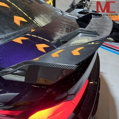 MAX CARBON Performance Dry Carbon Rear Spoiler Rear Wing with Air Flow for BMW G22 4 Series G82 M4 G80 M3 M2 G87 