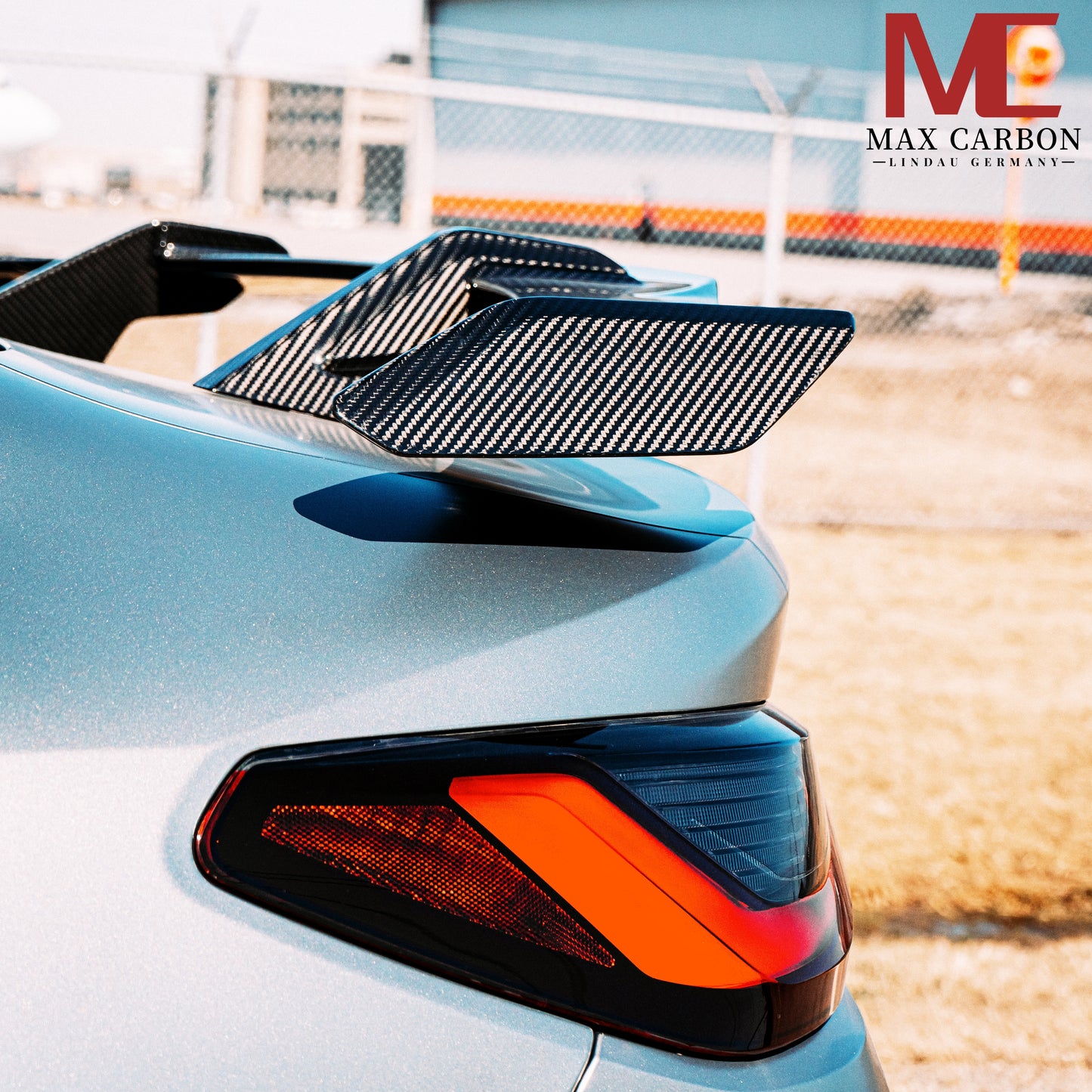 MAX CARBON Performance Dry Carbon Rear Spoiler Rear Wing with Air Flow for BMW G22 4 Series G82 M4 G80 M3 M2 G87 