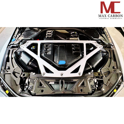 MAX CARBON Dry CARBON engine cover engine compartment replacement for BMW M3 G80 G81 G82 G83 M3 M4 M2 G87 BIG COVER 