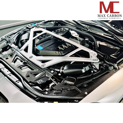 MAX CARBON Dry CARBON engine cover engine compartment replacement for BMW M3 G80 G81 G82 G83 M3 M4 M2 G87 BIG COVER 