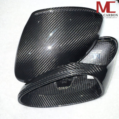 MAX CARBON Performance real dry carbon replacement mirror caps for Porsche 718 982 Boxster Cayman